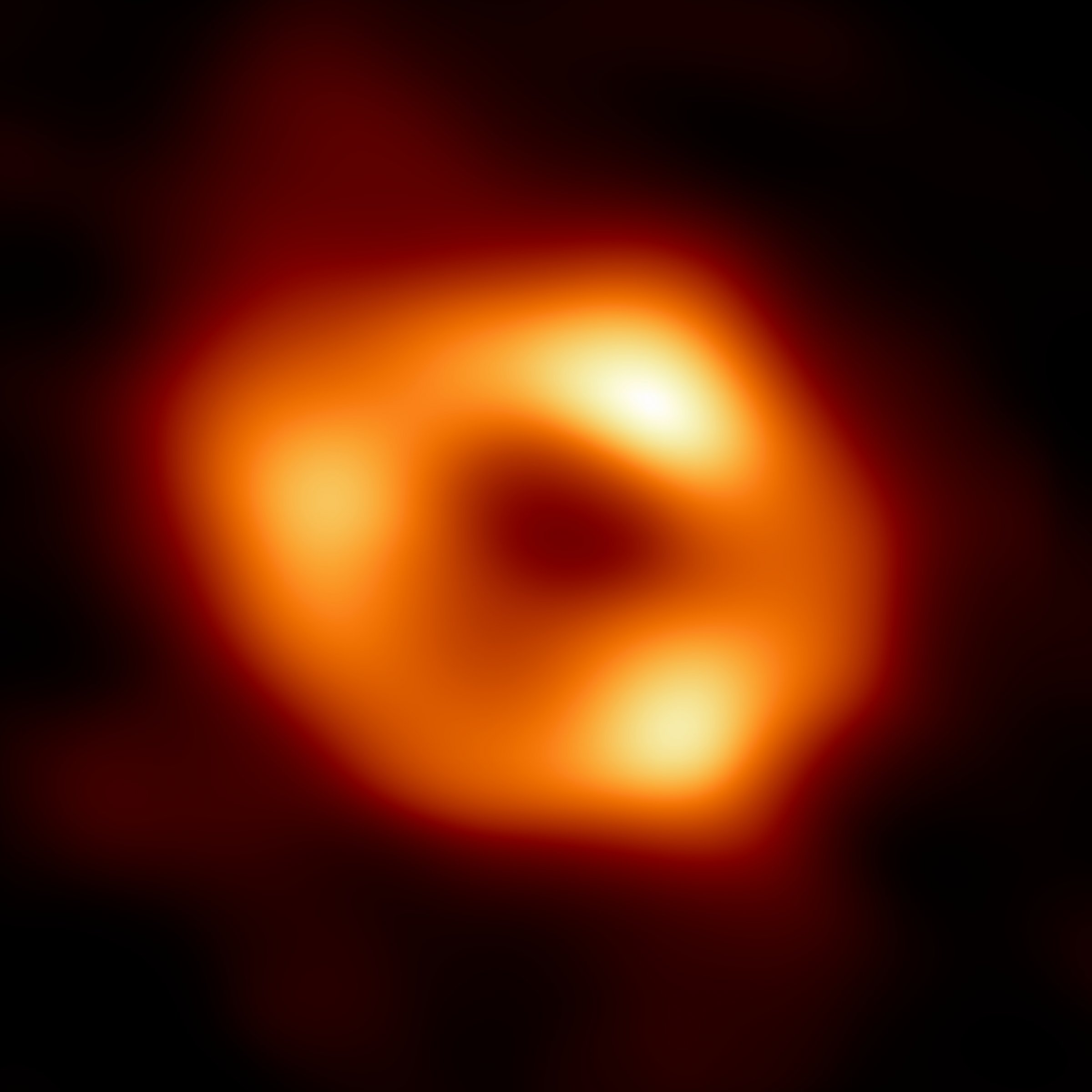 Sgr A*, the supermassive black hole at the centre of our galaxy (ESO)